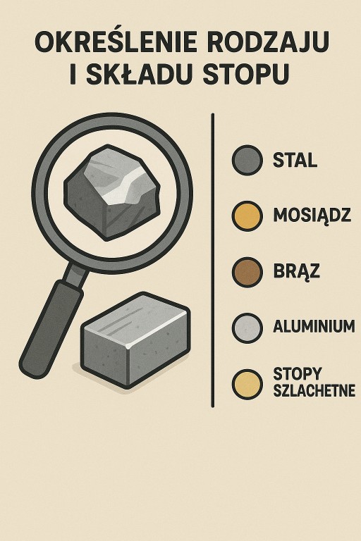 Identyfikacja stopów metali EDXRF